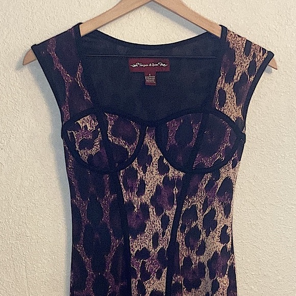 Sugar & Spice designer dress animal print - Picture 2 of 4